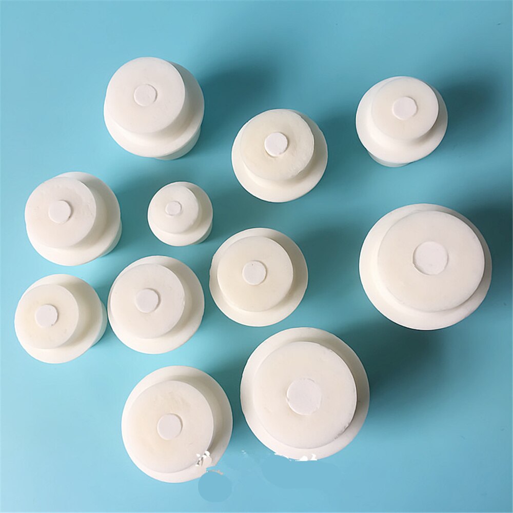 【The road to happiness Store】5 pcs Laboratory Bung Hole Stoppers Airlock Bubbler Homebrew Jug Gum Triangular stopper. 