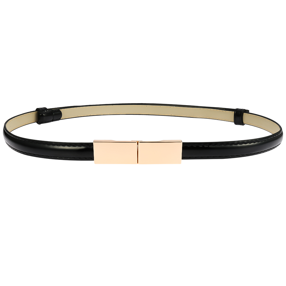 ALLGOOD】Women White Snny Leather Belt 