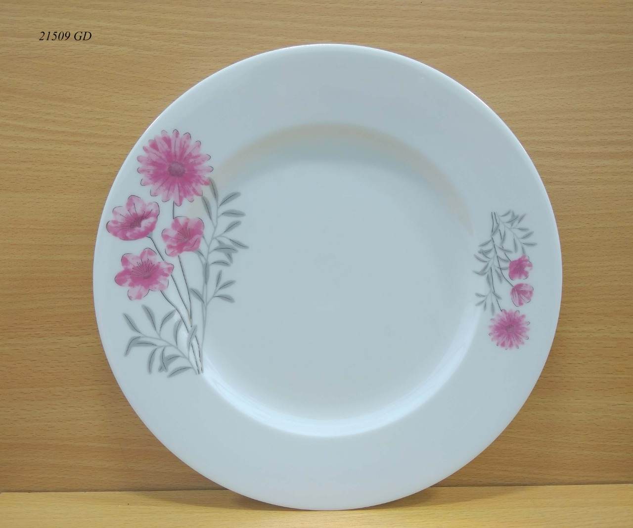 pink flower gd dinner set 27pcs. 