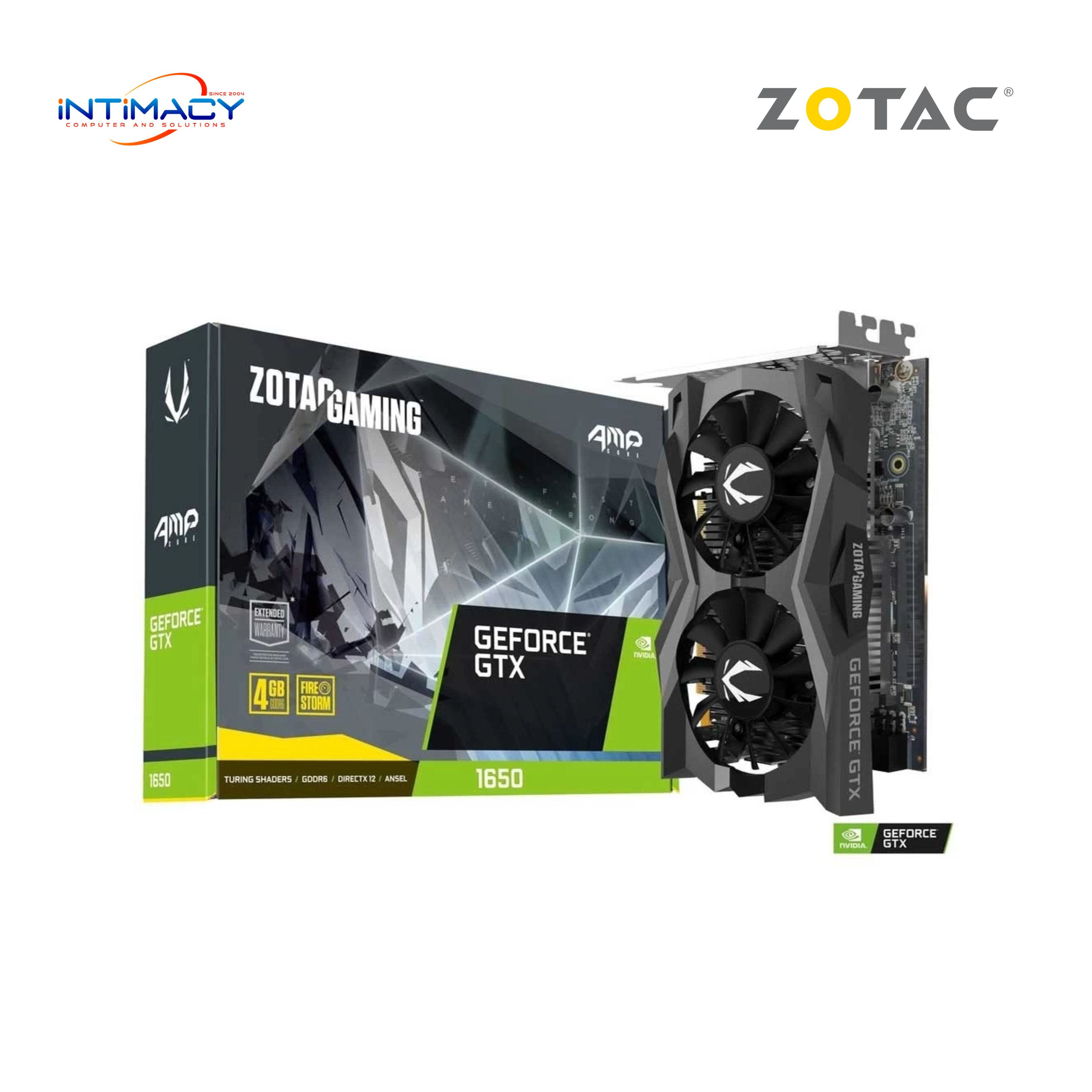 Zotac Gaming GeForce GTX 1650 AMP Core 4GB GDDR6 Graphics Card