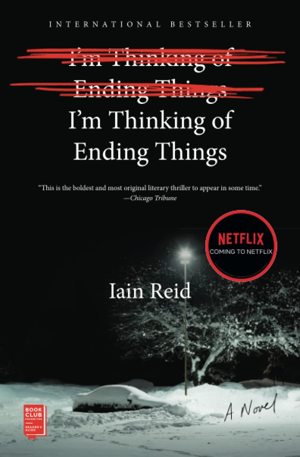 I'm Thinking of Ending Things Book by Iain Reid | Matte Lamination | Premium Paper |. 