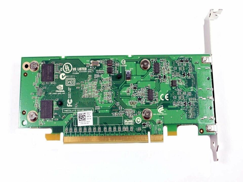 2x nVidia Quadro NVS 295 DCV-00649-N4-HF 0X175K Dual Display PCI-e Video Card. 