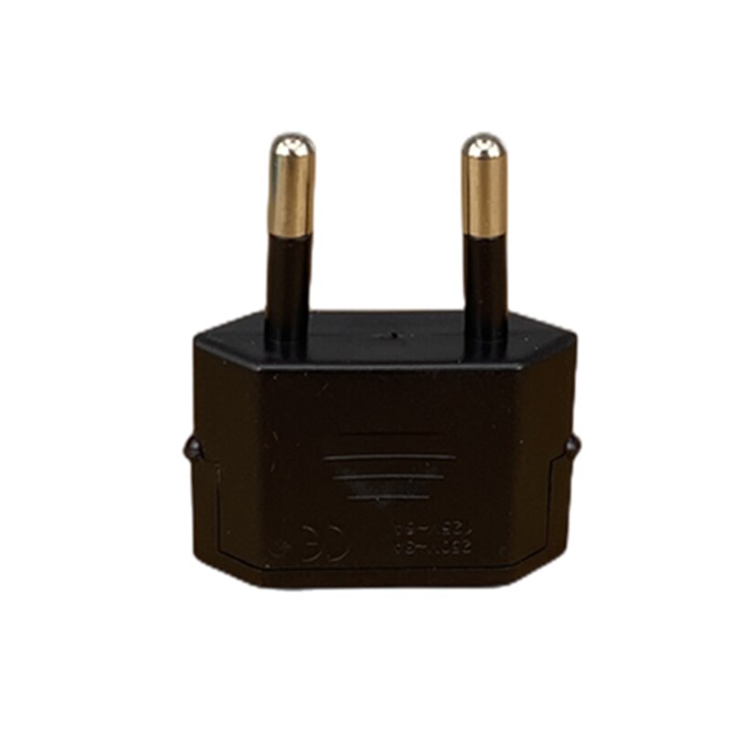 Euro Plug Adapter Power Converter JP CN US To EU Sockets Type C Plug Adapter US To EU AC Electrical Adapters 2 Round AC Outlet. 
