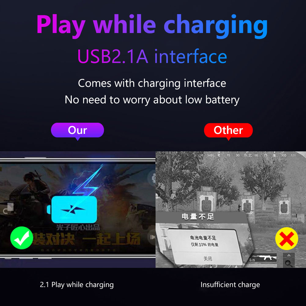 M1 Pro Keyboard Mouse Converter Portable Mobile Game Keyboard and Mouse Adapter BT5.0 Support for Tablet/Laptop/Mobile. 