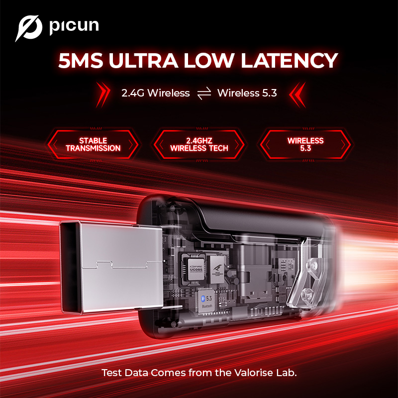 5 Phone Switch PS4 PS for PC Microphone, Suitable for ms Low Latency Bluetooth Headset 5 Wireless Gaming Headset Picun UG-08S 2.4G 7.1 Surround Sound ENC. 