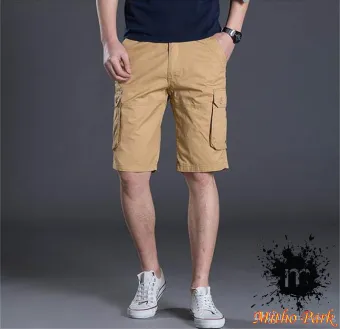 khaki half pant