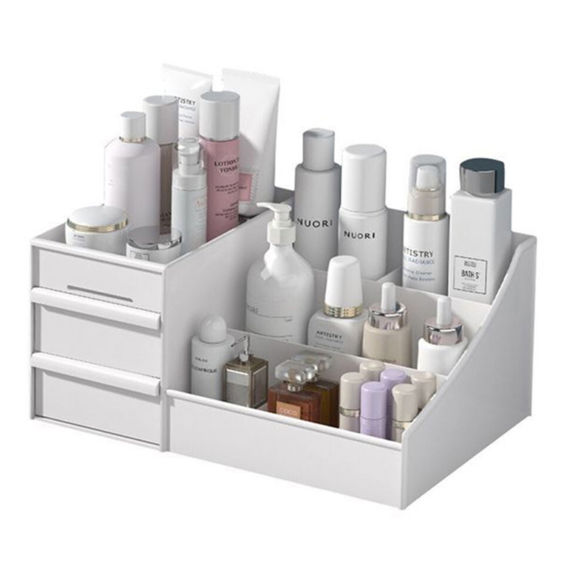 Cosmetic Makeup Organizer with Drawers Bathroom Skincare Storage Box