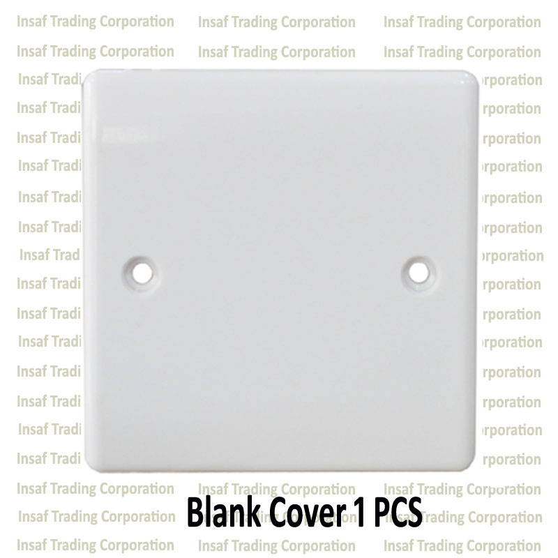 Bundle of 5 PCS Blank Cover, Gang Box, Mk Box. 