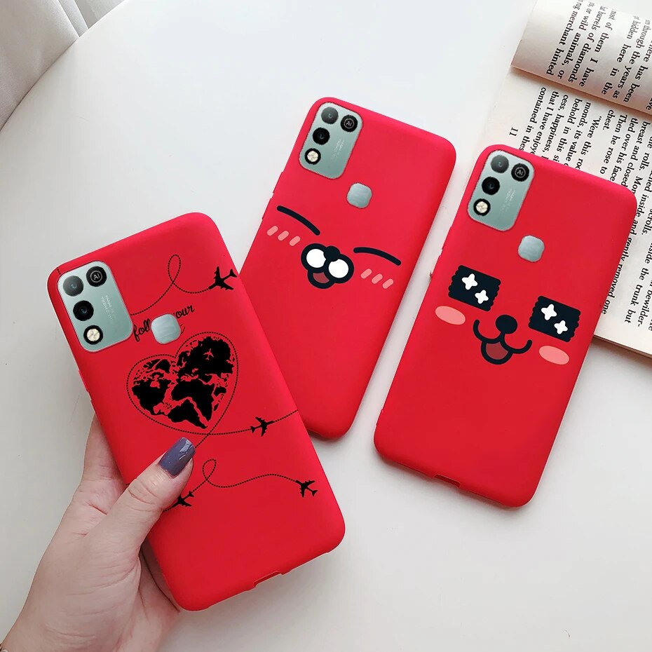 For Infinix Hot 11 Play Case Soft Silicone Cute Cartoon Painted Phone Case For Infinix Hot 11 Play Hot11 Play Back Cover Fundas. 
