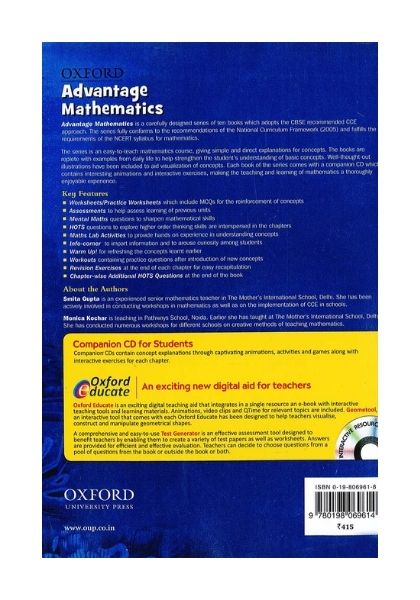 Oxford Advantage Mathematics (Class 6). 