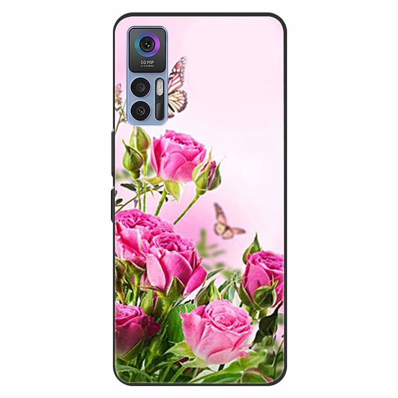 For TCL 30 Plus Case Shockproof Silicone Soft Phone Back Cover For TCL 30 5G Case TPU Bumper Coque For TCL30 Plus T676H Funda. 