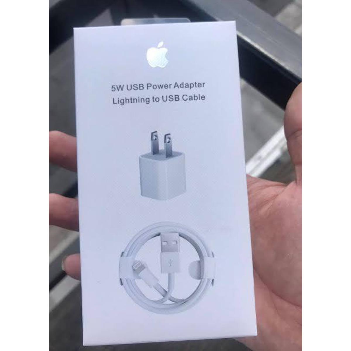 for iphone 5 watt charger (adapter with cable )  for iphone all model