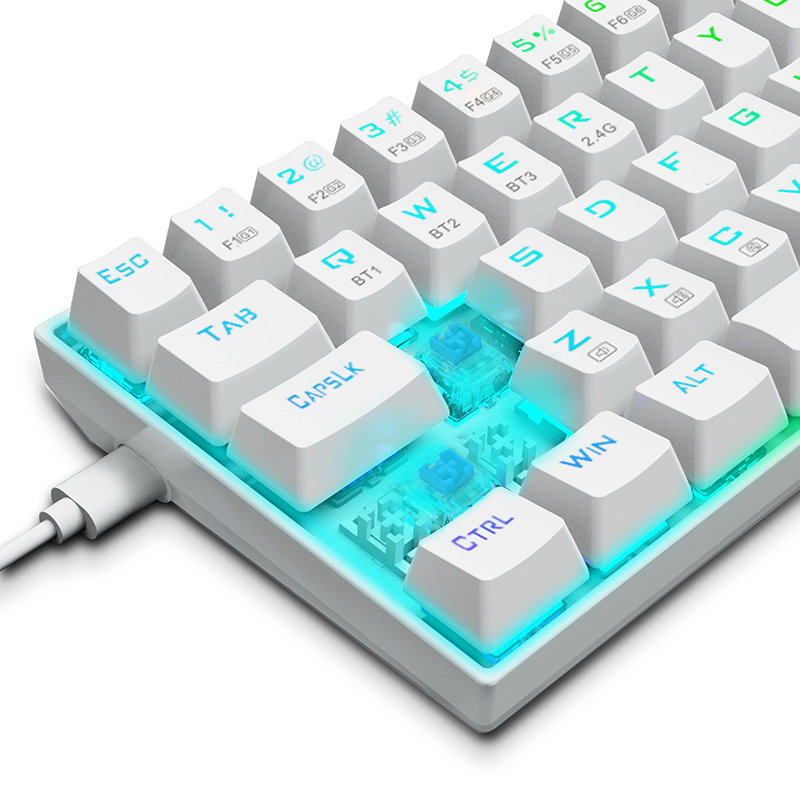 E-YOOSO Z686 Compact Mechanical Keyboard with Customizable RGB Backlit. 
