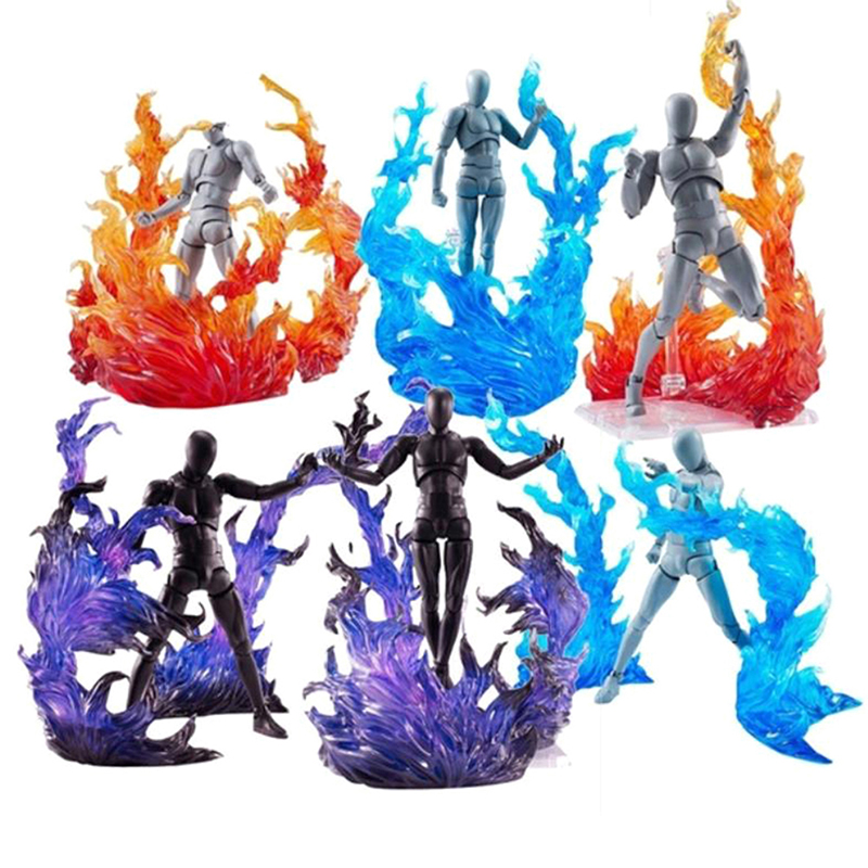 Flame Impact Effect Impact Model Action Figure Special Effect Action Accessories. 