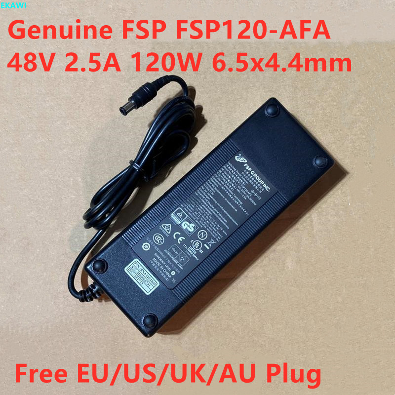 Genuine 48V 2.5A 120W FSP FSP120~AFA AC Power Supply Adapter For Dahua Hard Disk Video Recorder NVR Monitoring Host POE Charger