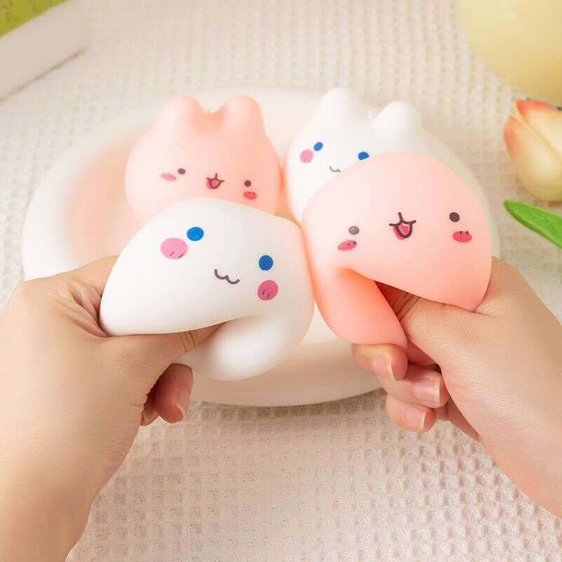 Tool Pinch Music Secretly Cannot Hide Zhao Lusi Sang Zhi Same Style Rabbit Holding Pressure Ball Stress Relieving Toy. 