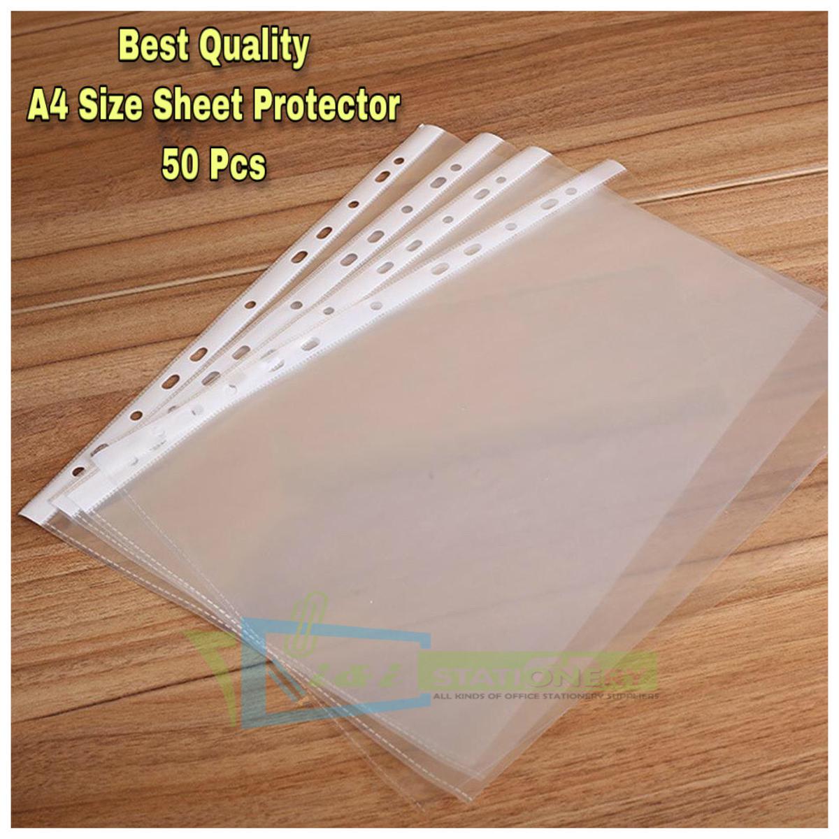 Sheet Protector A4 size Transparent 25/50/100 pcs