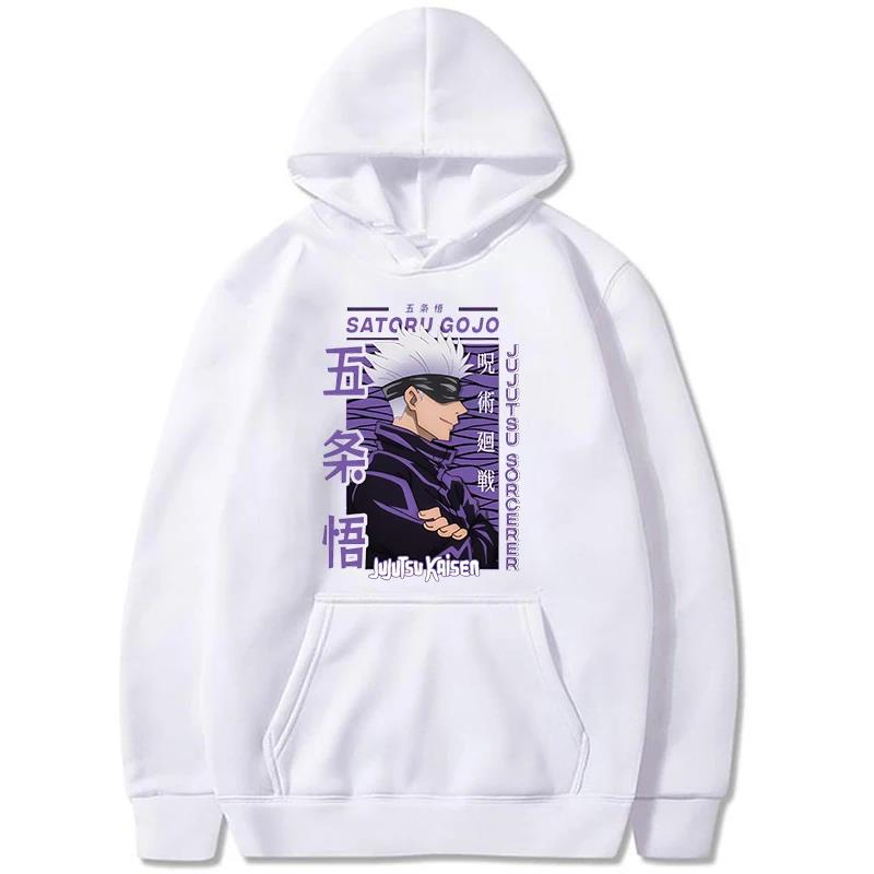 Gojo Satoru Hoodie Sweatshirt JJK Anime Print Lange Mouw Top