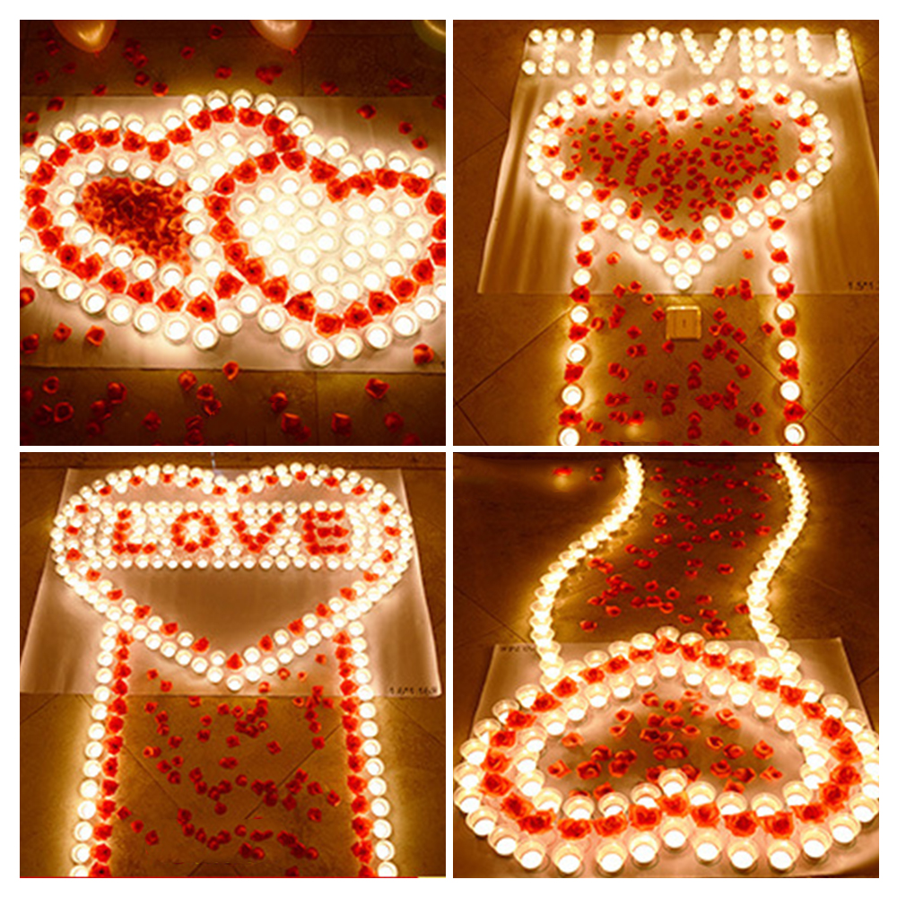 Rose Scented Tea Lights Candles 12 Packs 2 Hours Burn Duration Highly Scented Rose Shaped Candle Set for Wedding Proposal Birthday Valentines Day Festivals Pink. 
