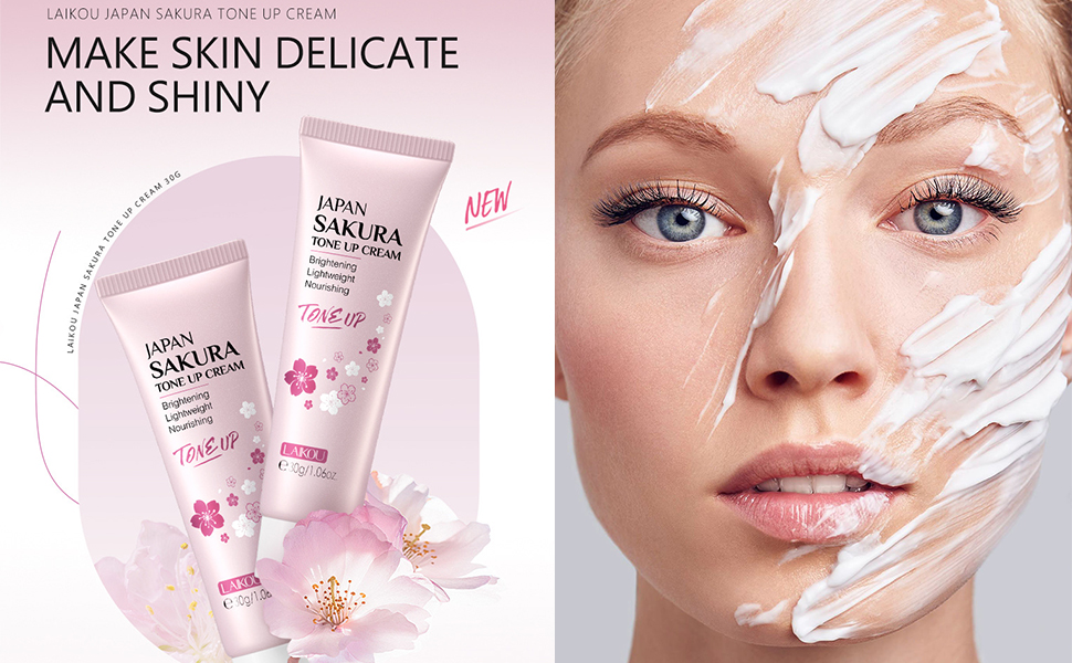 LAIKOU Japan Sakura Tone Up Cream- 30gm. 