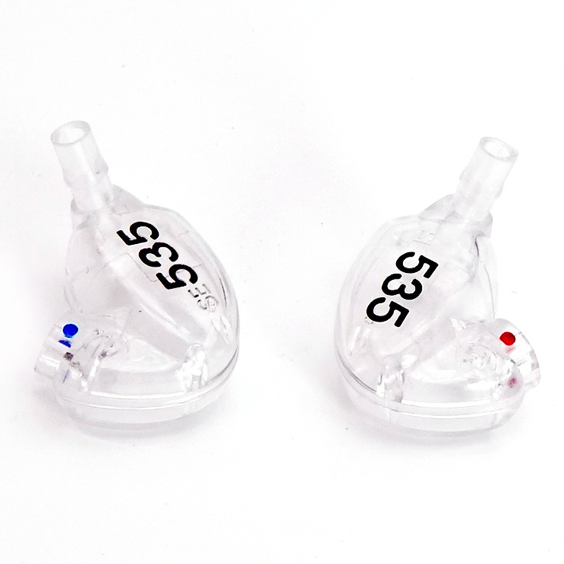 Transparent Earphones Shell Case for Shure SE535 Earphones Shell Replacement BA Drivers Shell Housing Hudduo