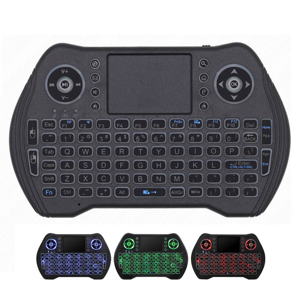 MT10 Wireless Keyboard I8 Upgraded Mini Keyboard and Mouse 2.4G Touch Flying Squirrel Three-color backlit Android. 