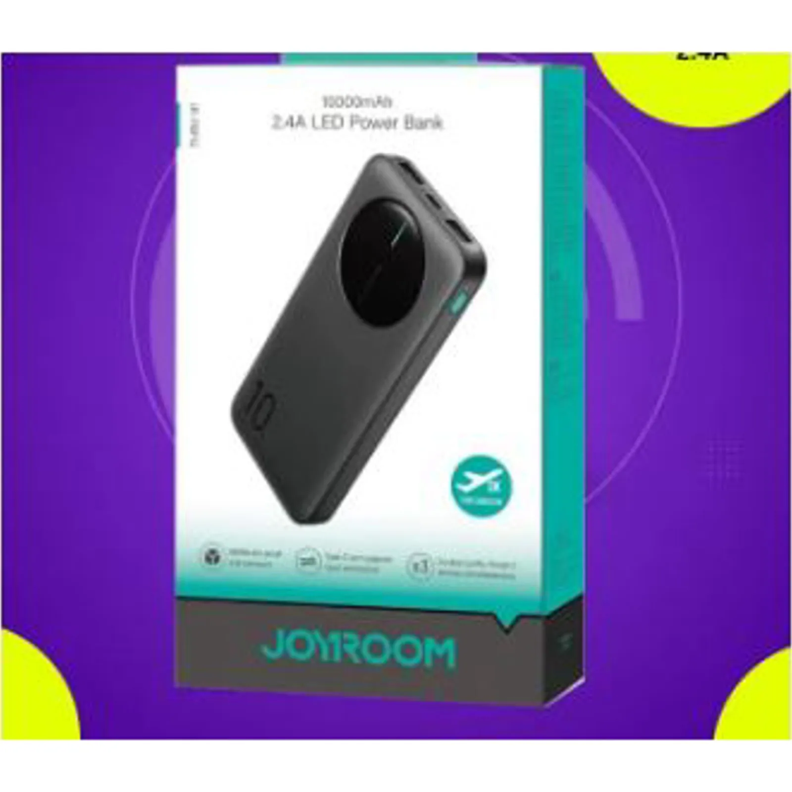 JOYROOM PBF12 2.4A LED Power Bank 12W 10000mAh