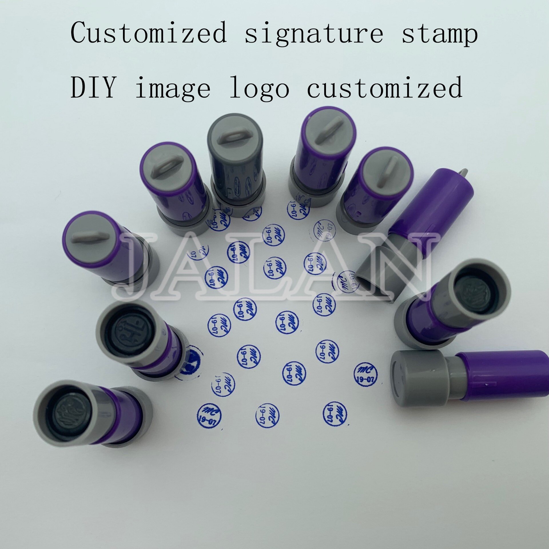 【VisioN Shop】Customized stamp private seal for phone repair workshop tool self inking custom image logo. 