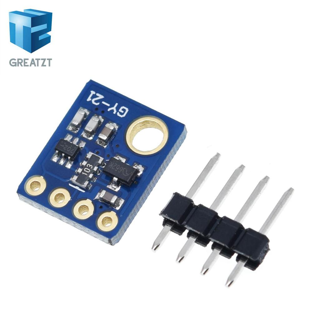 【happy one】Si7021 GY-21 Module Industrial Precision Humidity I2C IIC Module For Arduino Low Power CMOS IC Module. 