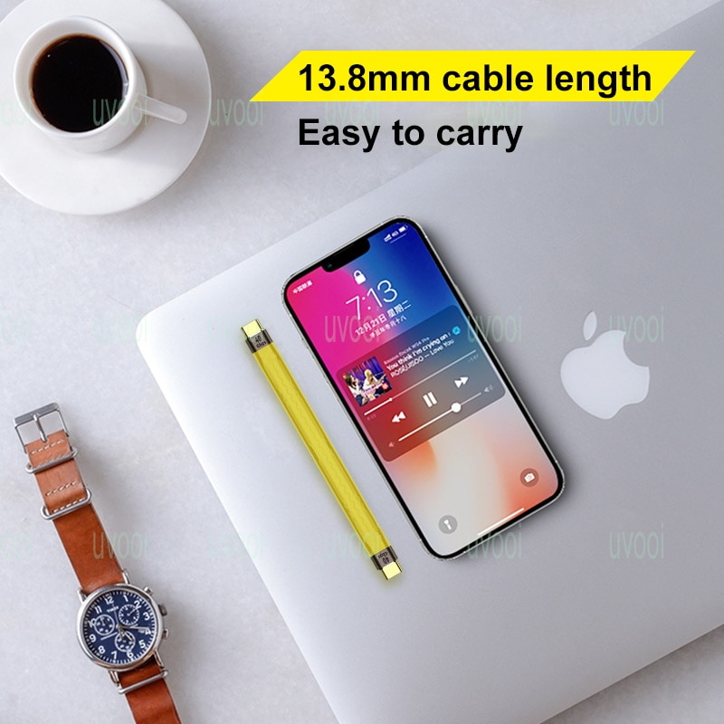 USB 4 Thunder-bolt 3 Data Cable USB C to Type C PD 100W 5A Fast Charging Cable 4K@60Hz 40Gbps Data Wire for Laptop Cell Phone. 
