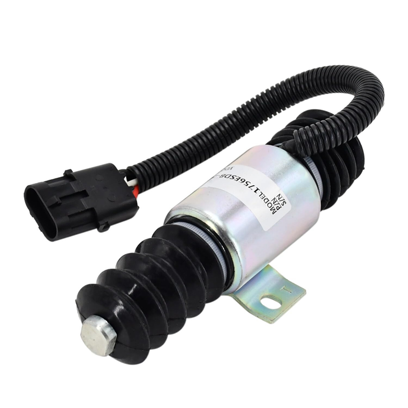 24V Stop Solenoid Flameout Solenoid Valve 11033954 for Wheel Loader L120B L120C L150 L150C L180 L90B L90C L180C Accessories
