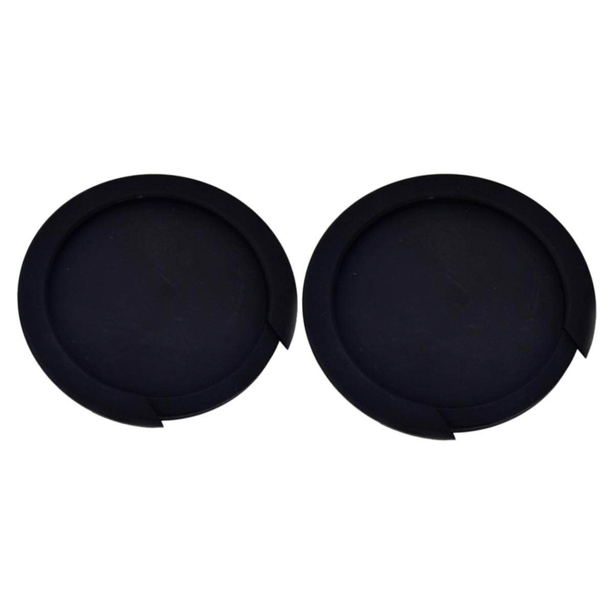 2x Classic Guitar Sound Silicone Guitar Sound Hole Cover Mute Silencer Cover Guitar Accessories --L & S