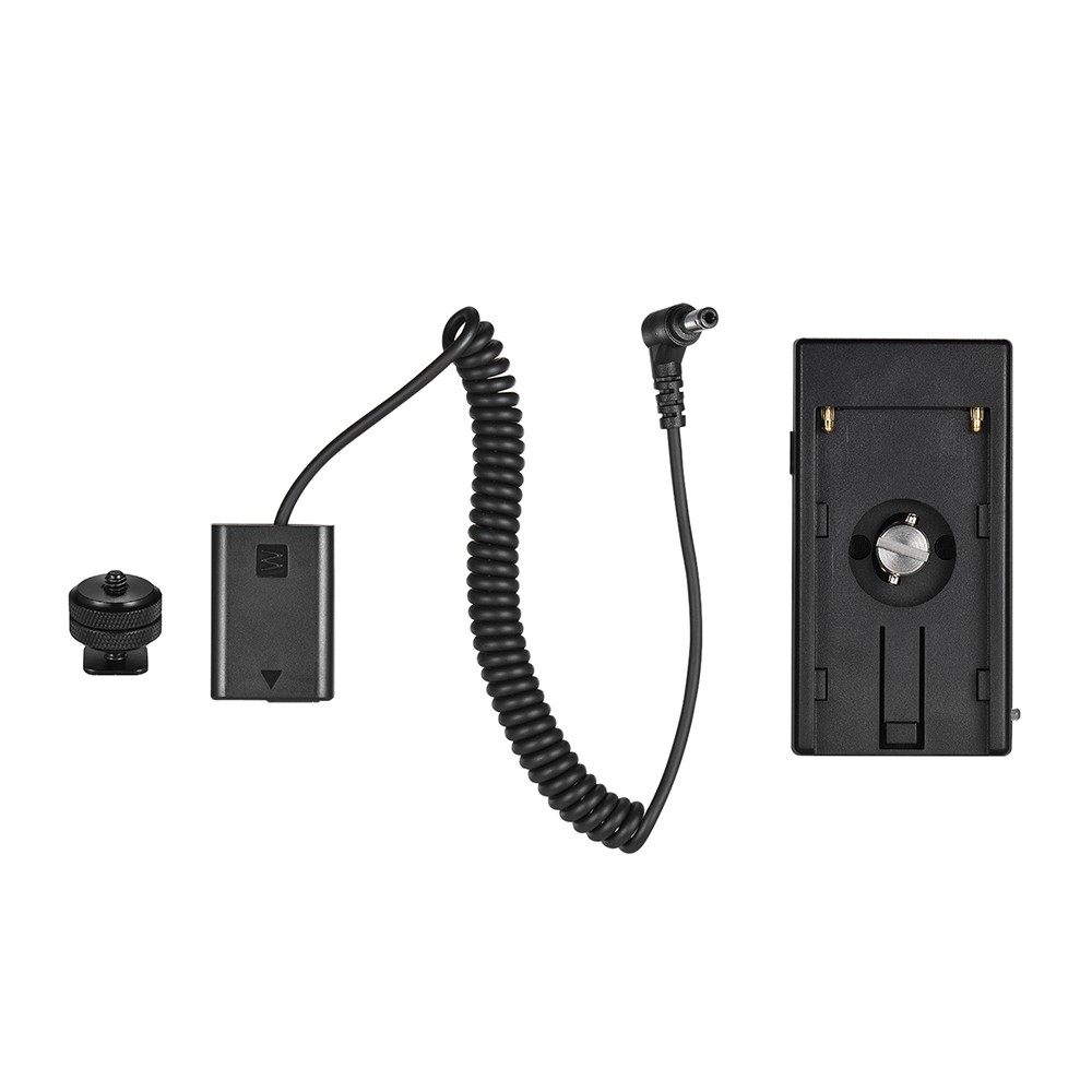 Andoer NP-F970 to NP-FW50 Dummy Battery Plate - #1. 