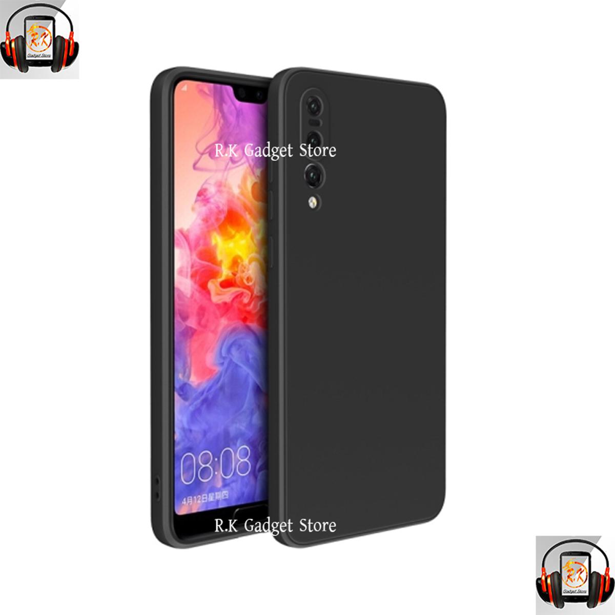 Cover HUAWEI P20 Pro Trasparente Con Farfalla Blu – Custodia Slim In TPU Morbido Antigraffio E Antiurto - 3