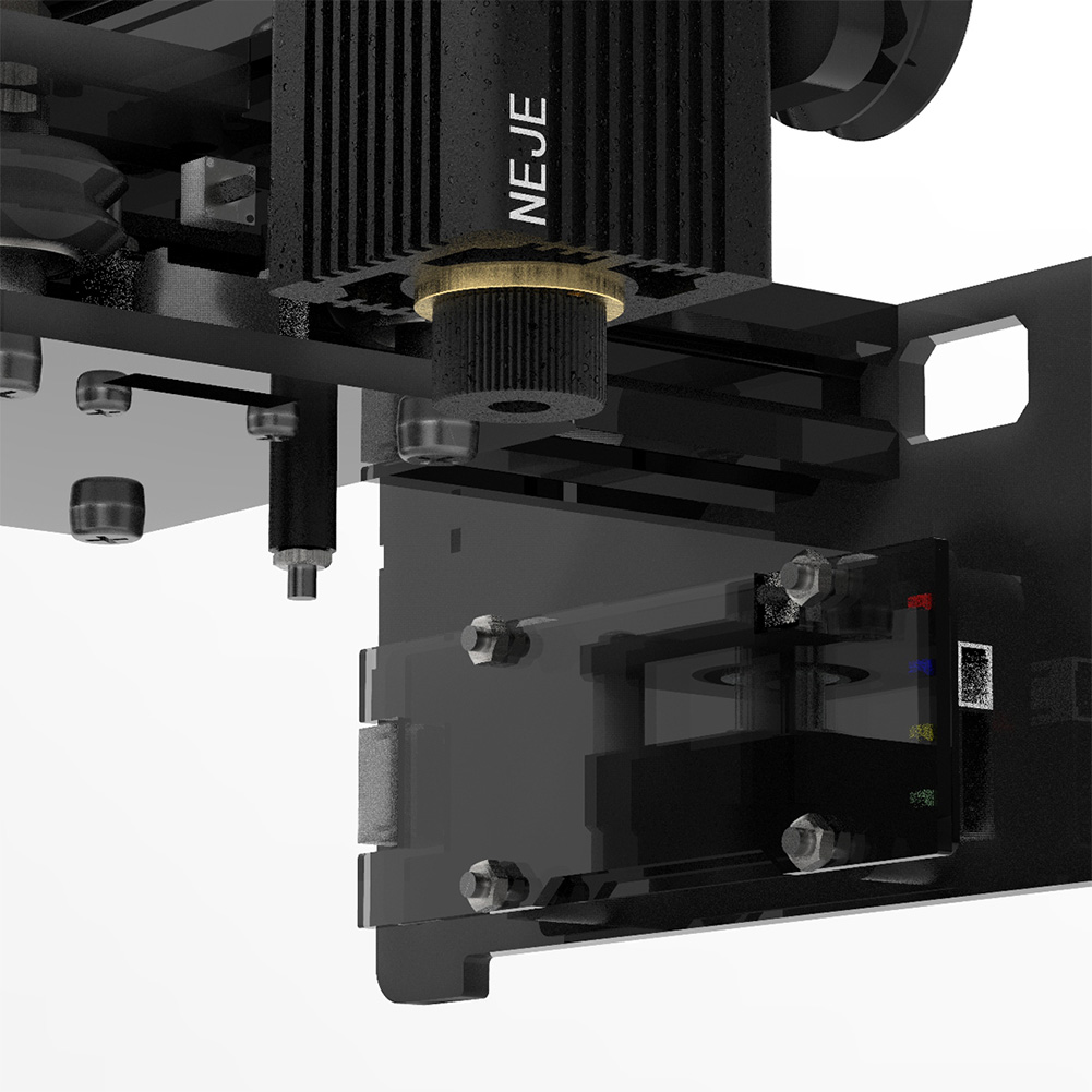 20W Laser Engraving Machine for Neje Master for Metal Mahogany and Bamboo Engrave. 