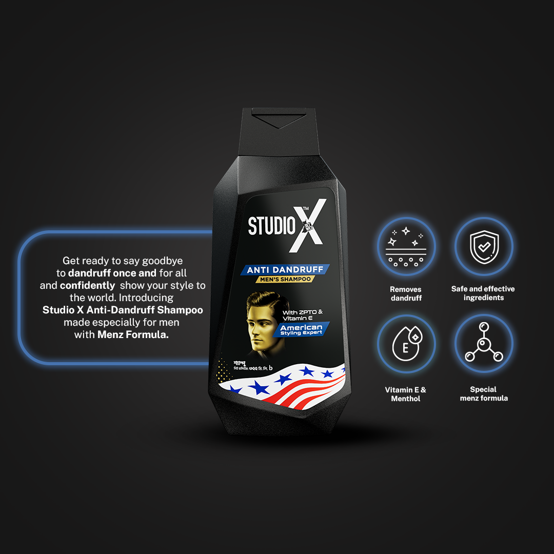 Studio X Anti Dandruff Shampoo for Men 175ml. 