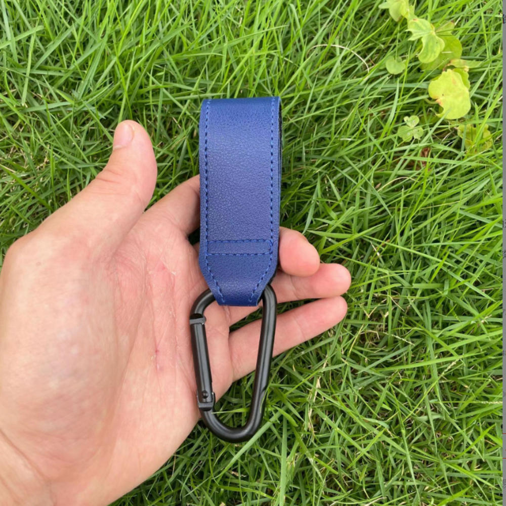 【Lejia】PU Leather Bag Stroller Hook Pram Rotate 360 Degree Rotatable Cart Organizer Hook Stroller. 