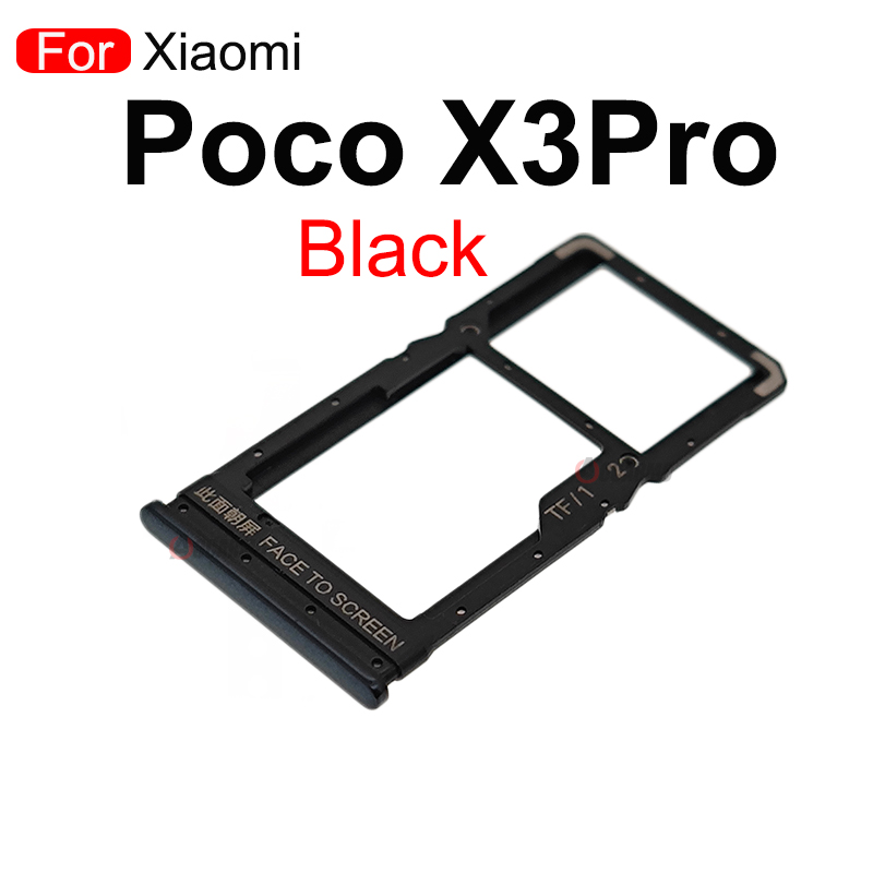 Xiaomi Poco X3/X3 Pro Sim Tray Micro SD Card Slot with Sim Ejector Pin Replacement Part. 