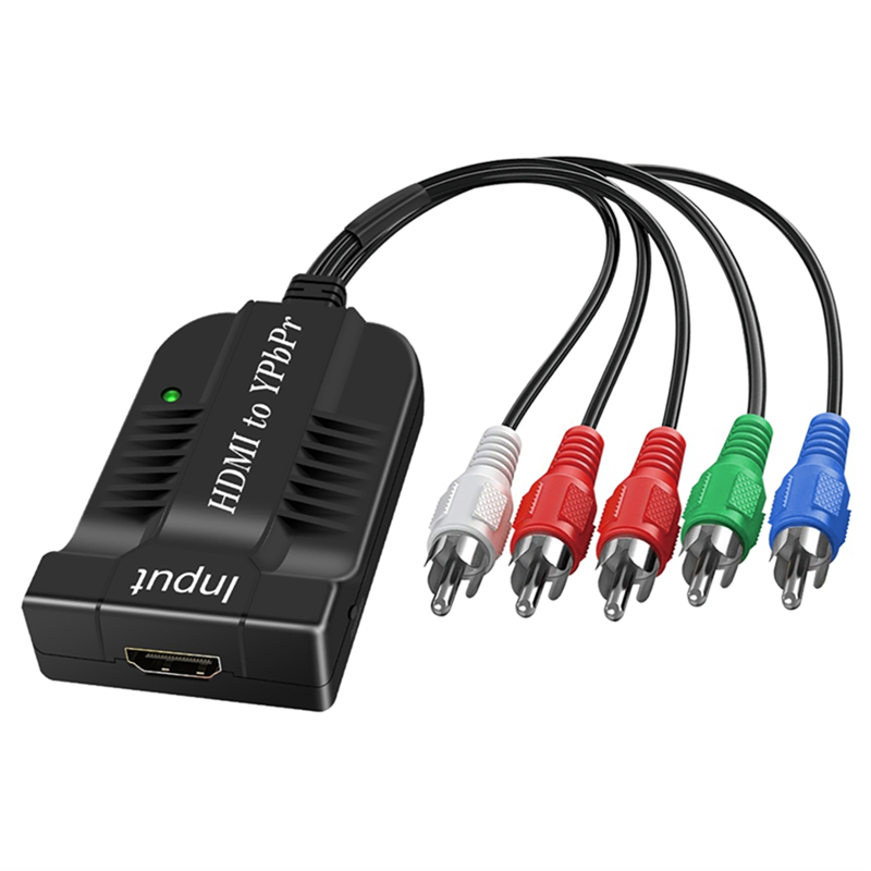 1080P Component Video YPbPr Male RGB Converter Adapter with R/L Audio Output with Hdmi to Ypbpr Words. 