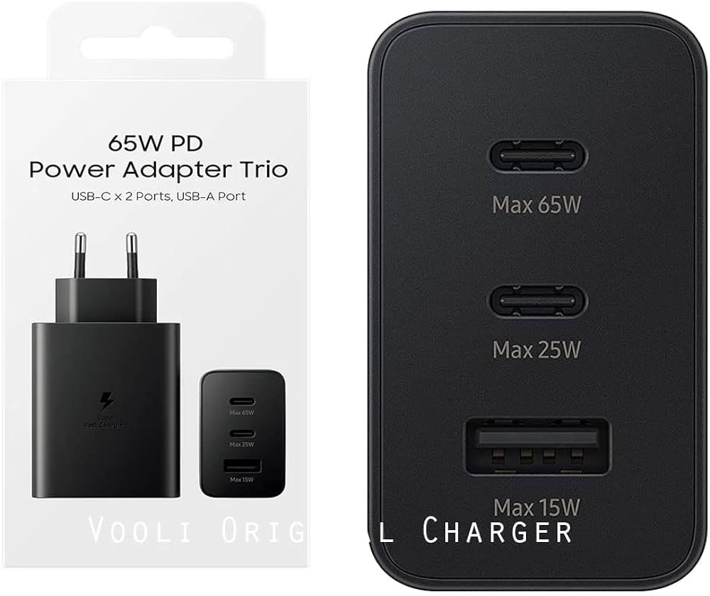 Samsung 65W PD Power charger USB-C X USB-A