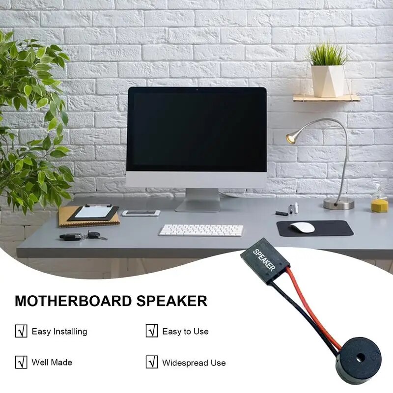 Motherboard Speakers Plug And Play Mini Buzzer Mini PC Computer Motherboard Speakers For Industrial Control And Security Systems. 
