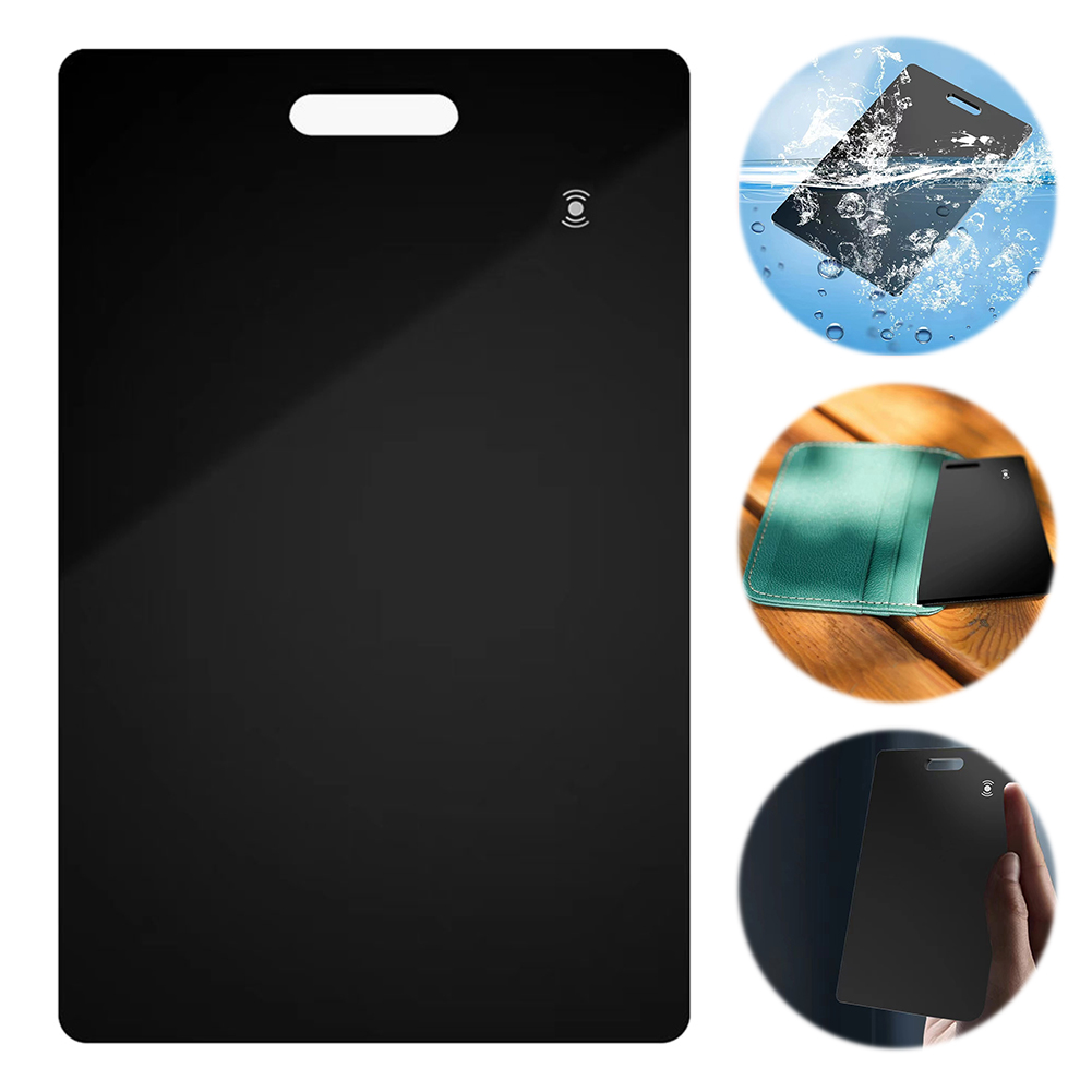 Smart Wallet Track Card Location Tracking Device Wireless Charging Wallet Phone Finder Works with Apple Find My Item Tracker Tag. 