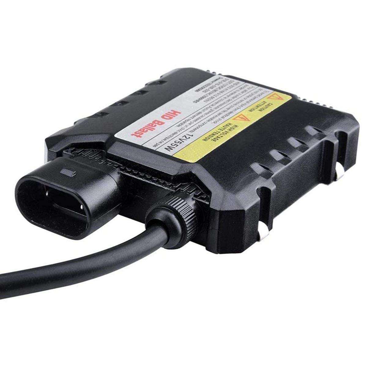 4x 55W HID Bi Xenon Ballast 12V Digital Slim Ballast Fast Bright Electronic Ballast for H1 H3 H3C H4-1 H4-2 H7 H8