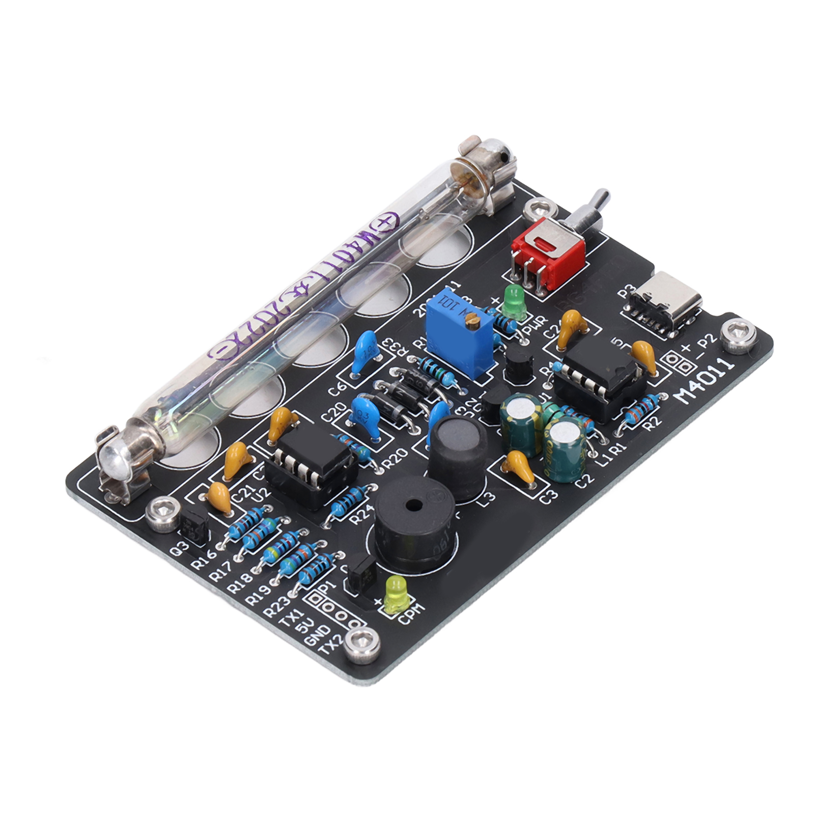 Geiger Counter Module, Nuclear Radiation Detector Stable Circuit Structure Resin for Marble. 