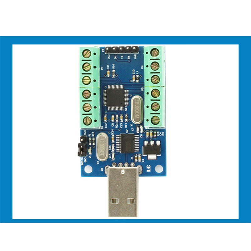 STM32F103C8T6 ADC Module Module USB Interface 10 Channel 12Bit AD Sampling Data Acquisition STM32 UART Communication for ADC Module. 