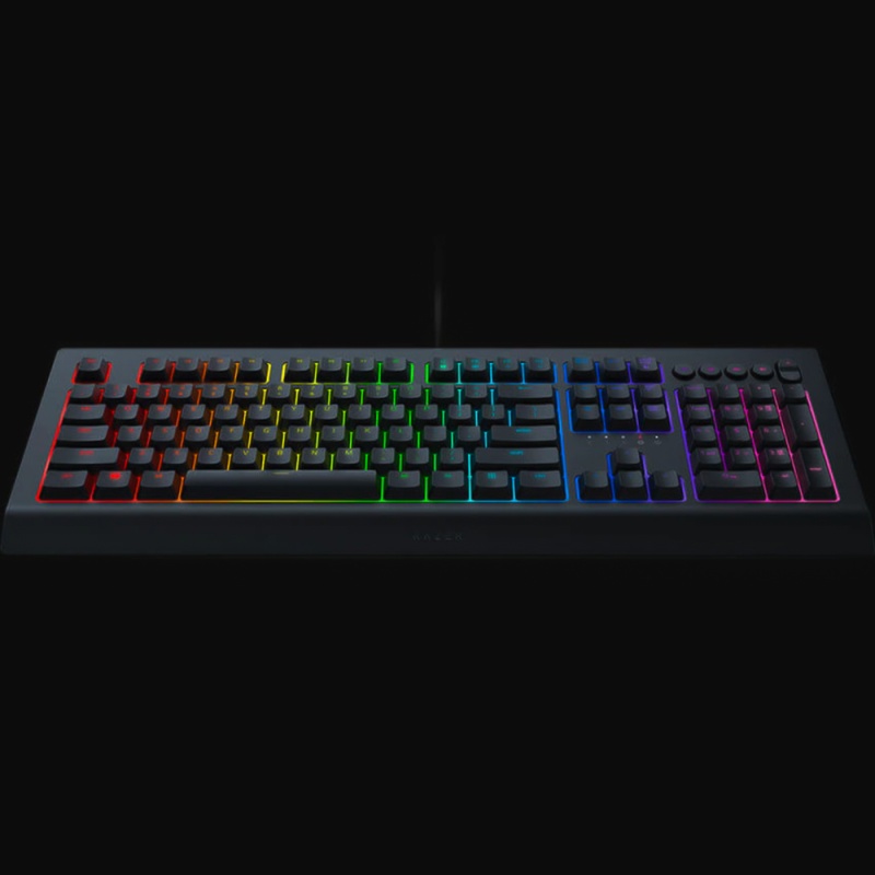 Razer Cynosa V2 Gaming Keyboard Wired Membrane Keyboard with Chroma RGB Lighting/Individually Backlit Keys/Spill-Resistant/Fully Programmable/Media Keys Compatible for Windows/Mac. 