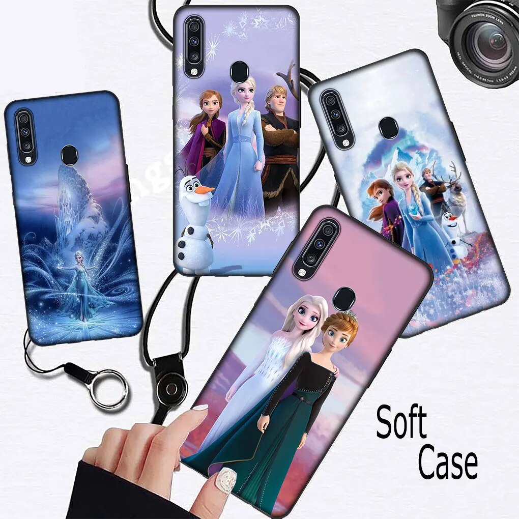 Frozen Elsa Anna Olaf Soft Cover Case for Samsung Galaxy A10 A20 A22 A30 A31 A32 A50 A51 A52 A53 A72 A33 A73 Phone Casing. 