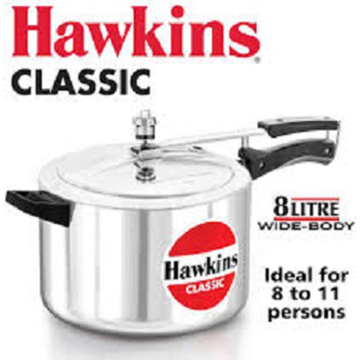 hawkins classic 8 l pressure cooker