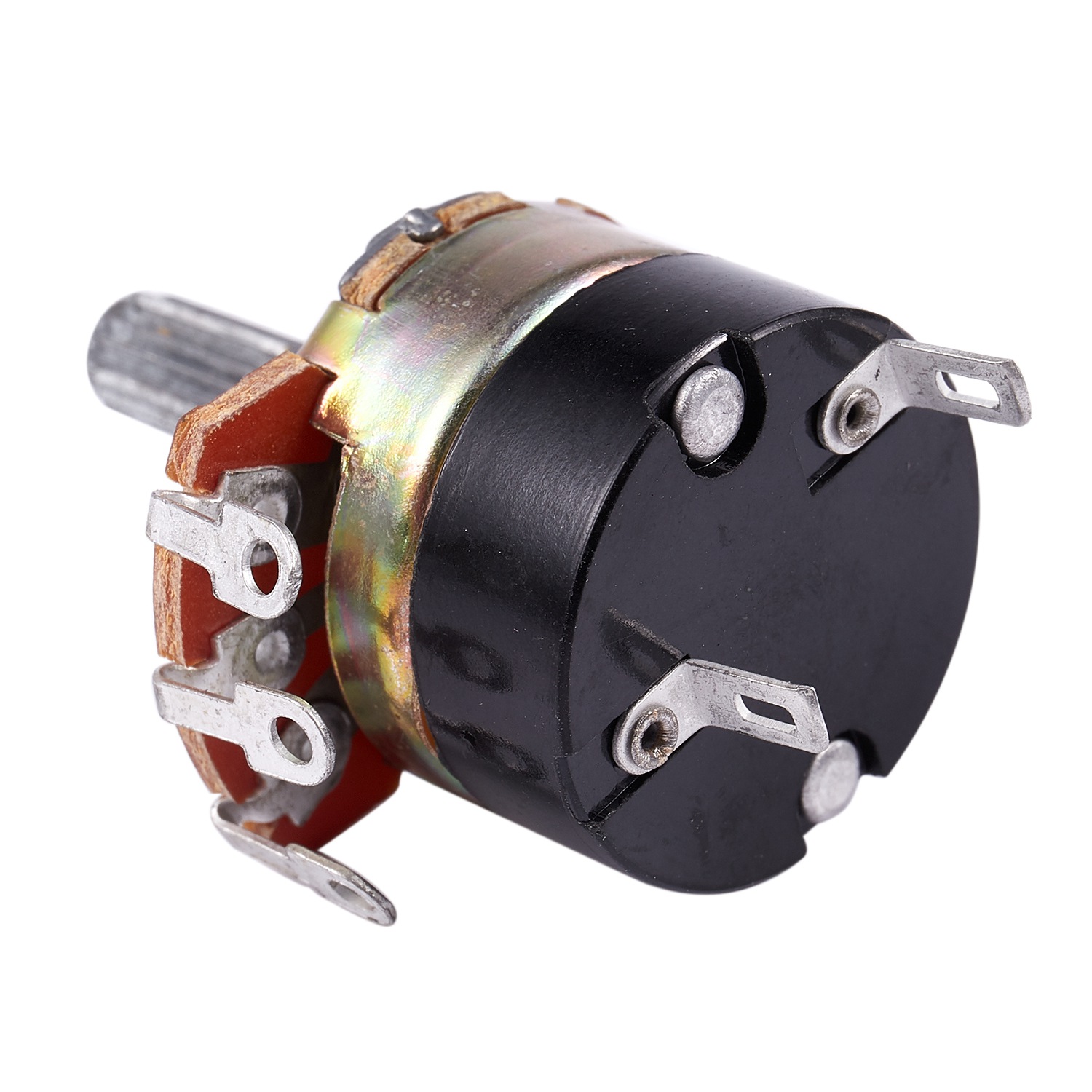 2Pcs 500K Ohm Single Linear Taper Potentiometers with on/off Switch. 