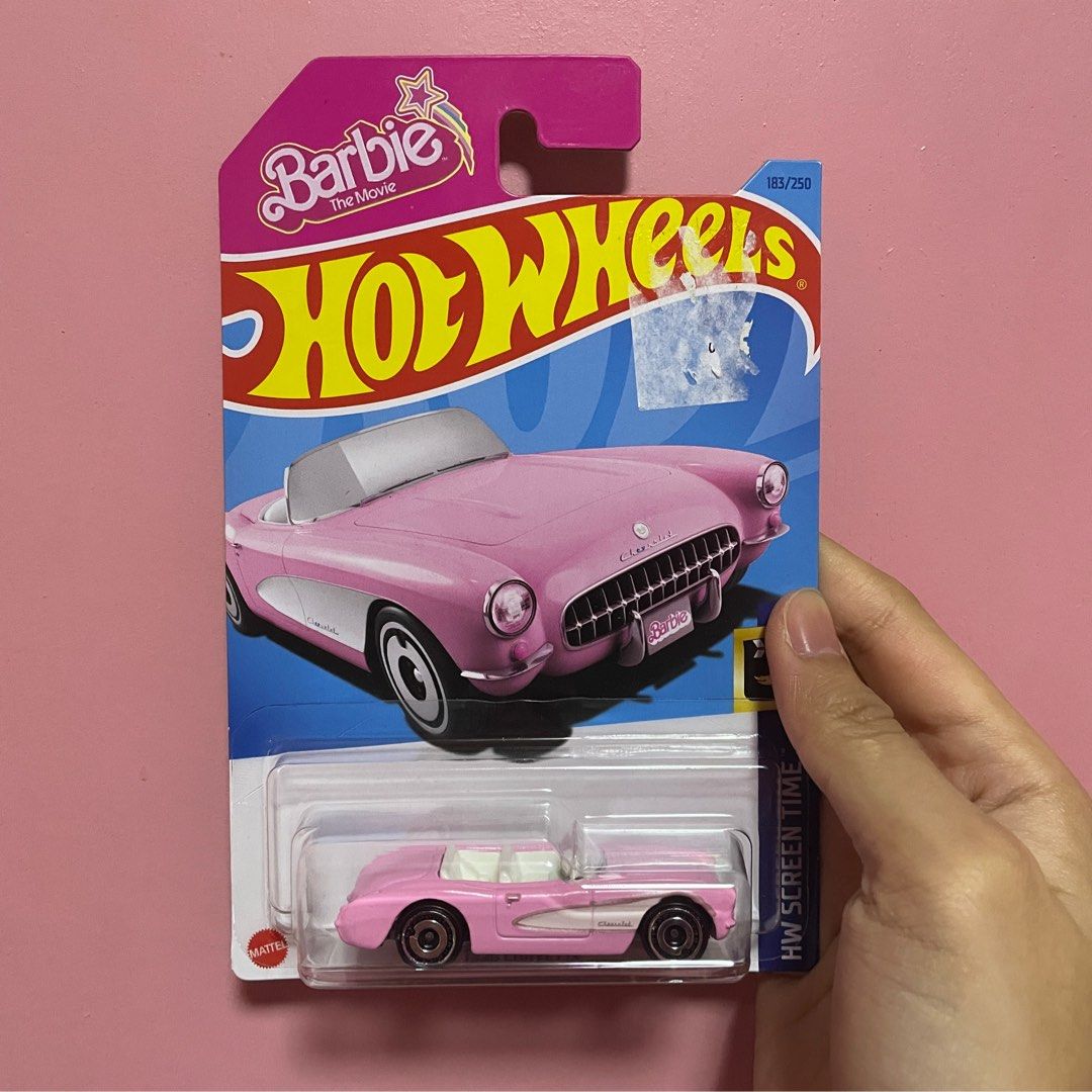 Hot Wheels 2023 Release (Mainline) Barbie Edition 1956 Corvette, Scale - 1:64